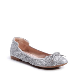 XAILYA SILVER COMFORT BALLERINAS