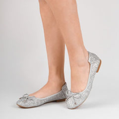 XAILYA SILVER COMFORT BALLERINAS